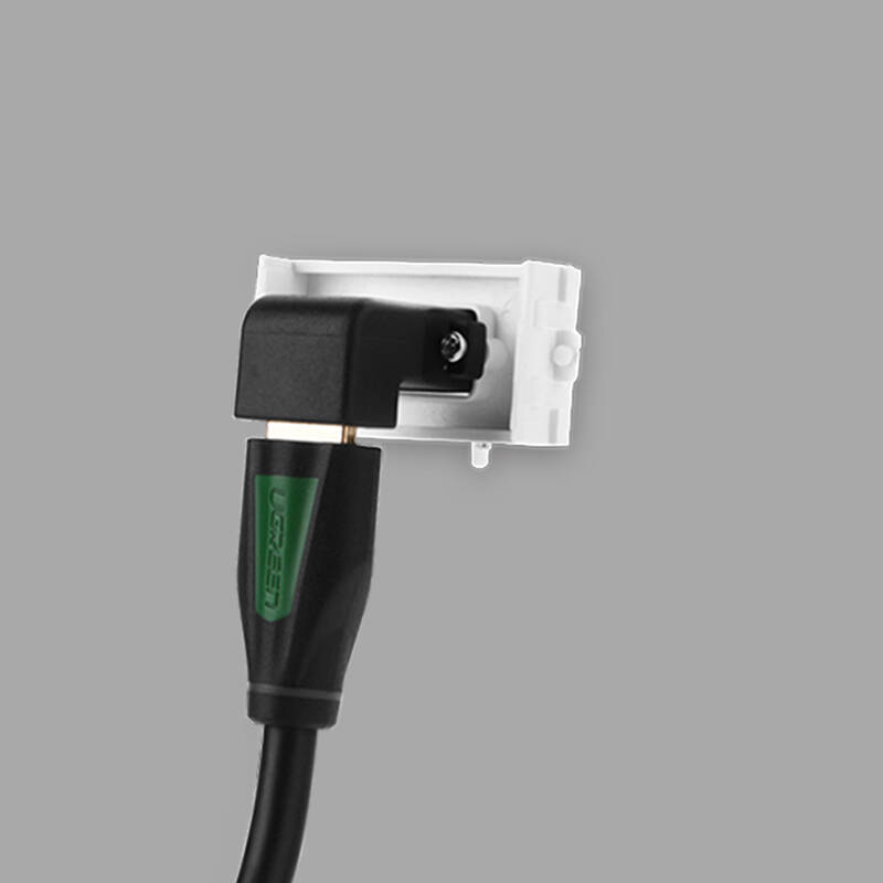 Đế HDMI âm tường bẻ góc 90 độ UGREEN MM113 20318 - Hàng Chính Hãng