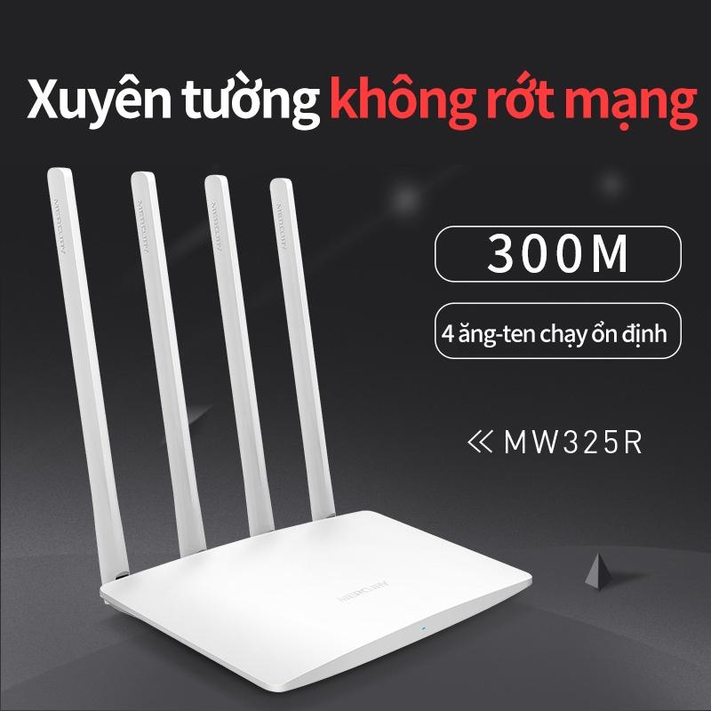 Router MW325R , Bộ Phát Wifi, Modem WiFi ,Tản nhiệt hiệu quả, 4 anten siêu khỏe, Tốc độ tới 300 Mbps