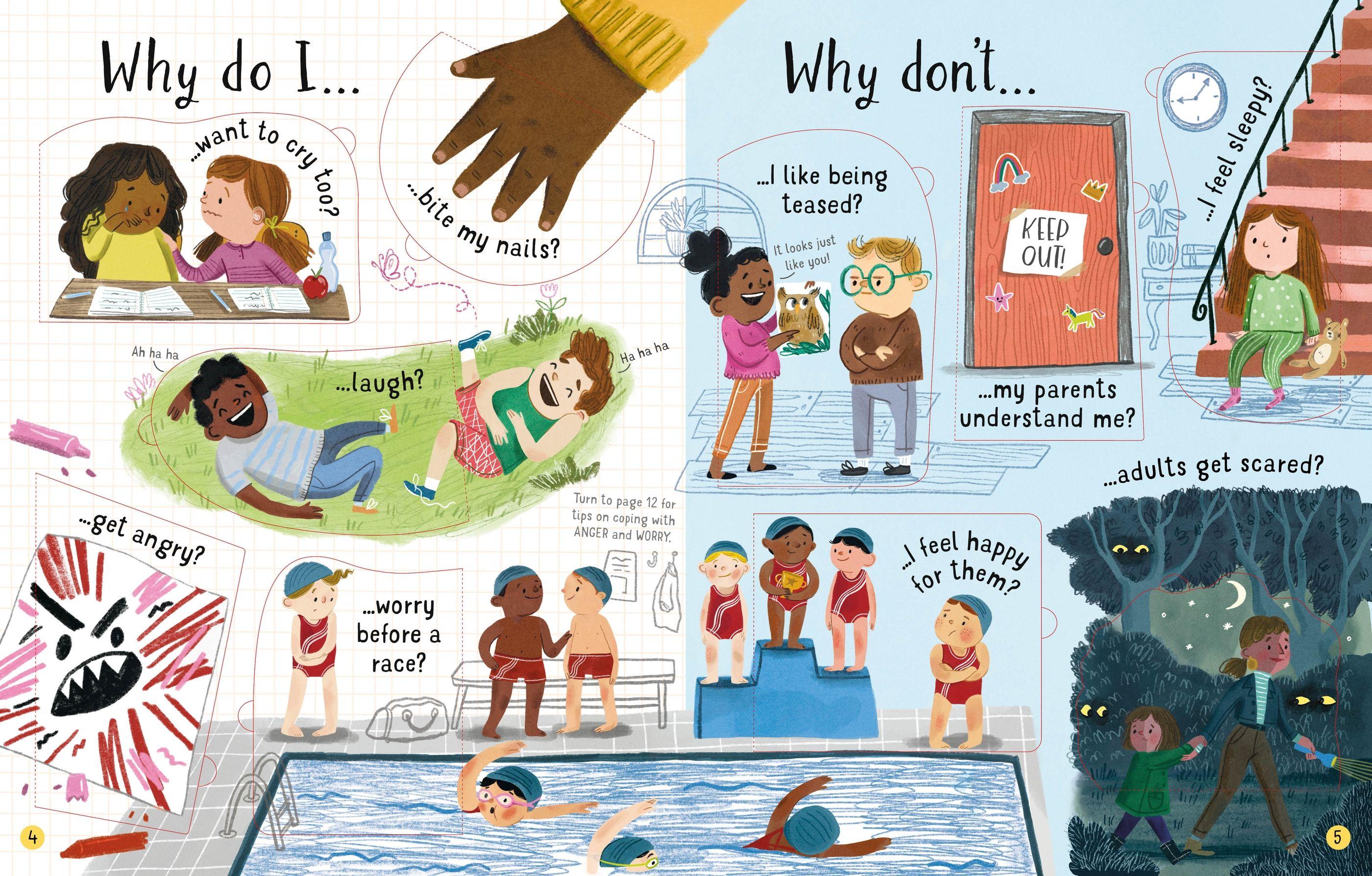 Lift-the-Flap Questions And Answers About Feelings