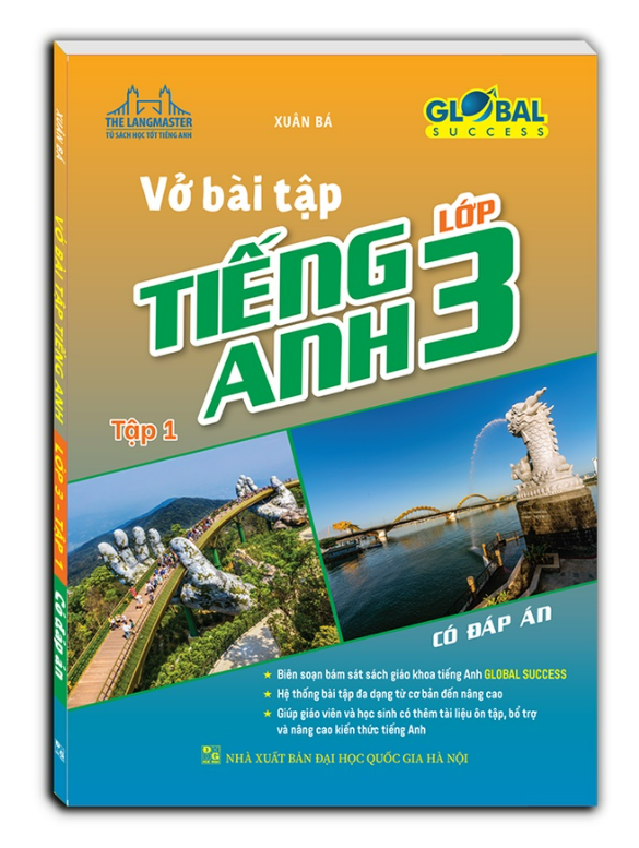 Sách - GLOBAL SUCCESS - Vở bài tập tiếng anh lớp 3 tập 1(có đáp án)