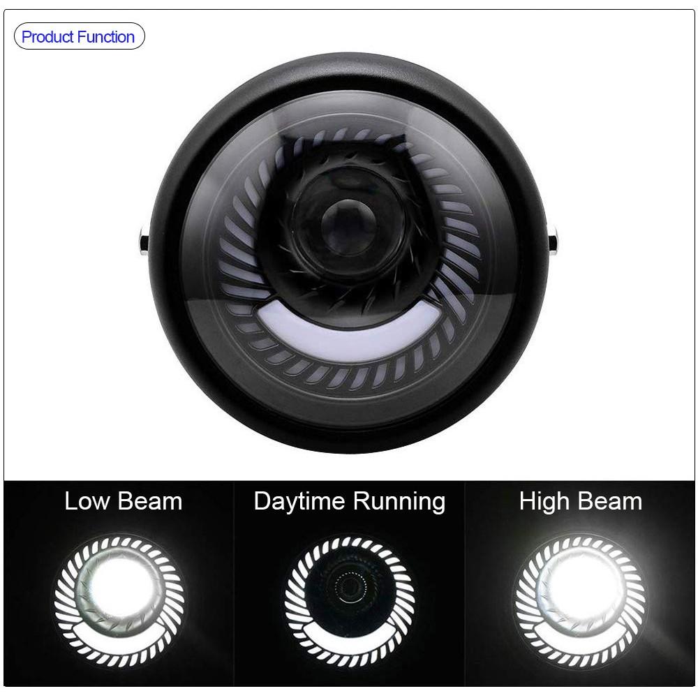 Đèn Pha 6.5 Bóng Led Cho Xe Mô Tô