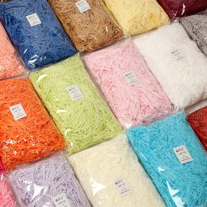 Giấy rơm giấy vụn lót hộp quà tặng 1 kg