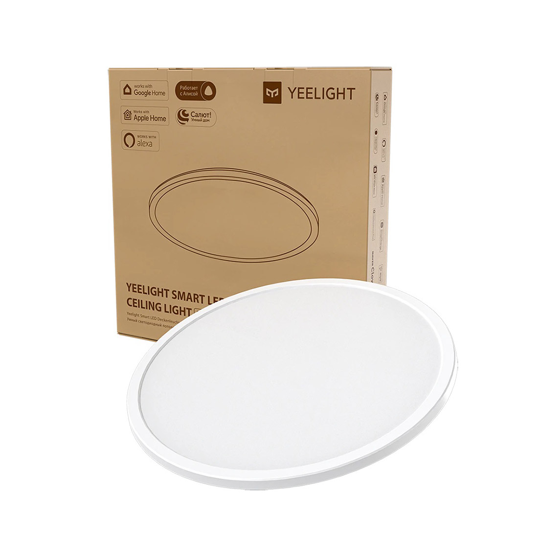 Hình ảnh Đèn ốp trần thông minh Yeelight Smart LED 235C/300C/400C, Siêu mỏng, hắt RGB, tương thích HomeKit, hàng chính hãng