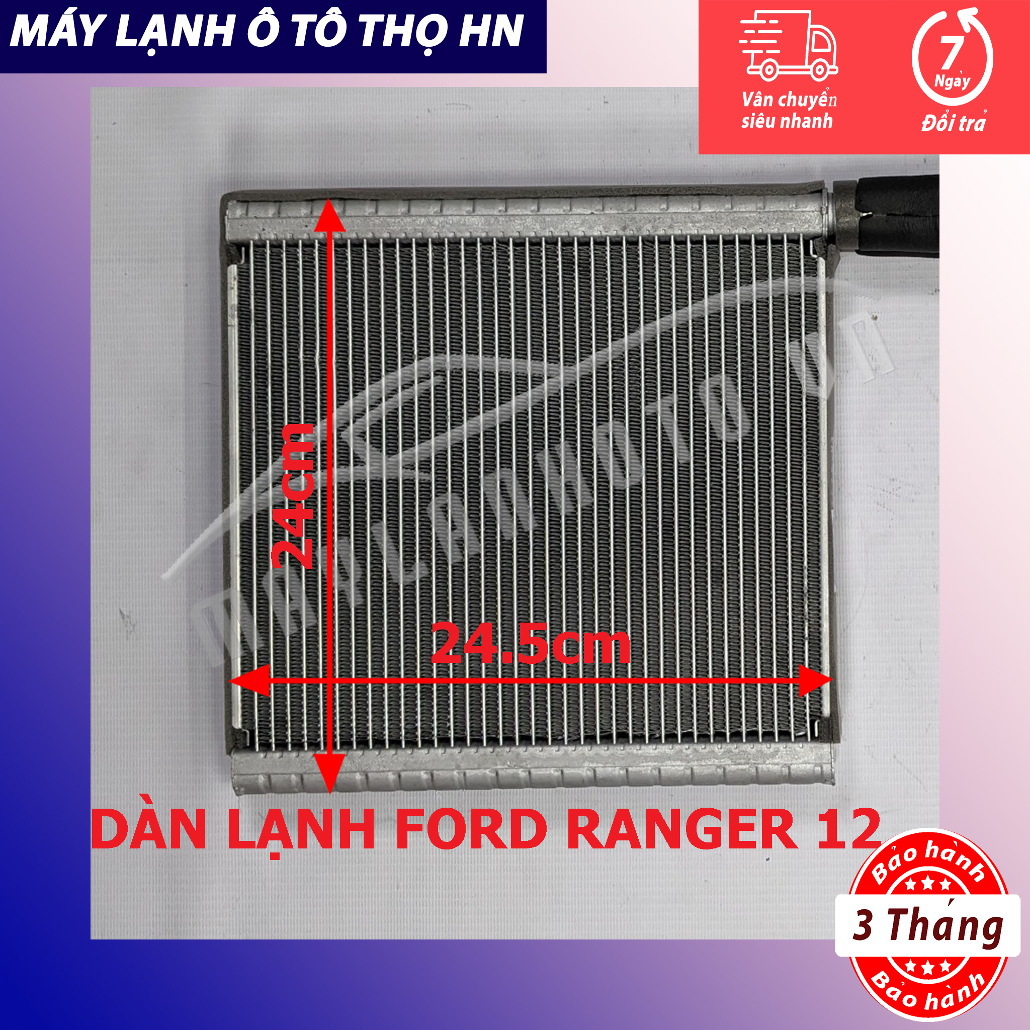 Dàn lạnh Ford Ranger - Mazda BT50 2012 - 2018 hàng xịn Hàn Quốc / Thái Lan 12 13 14 15 16 17 18