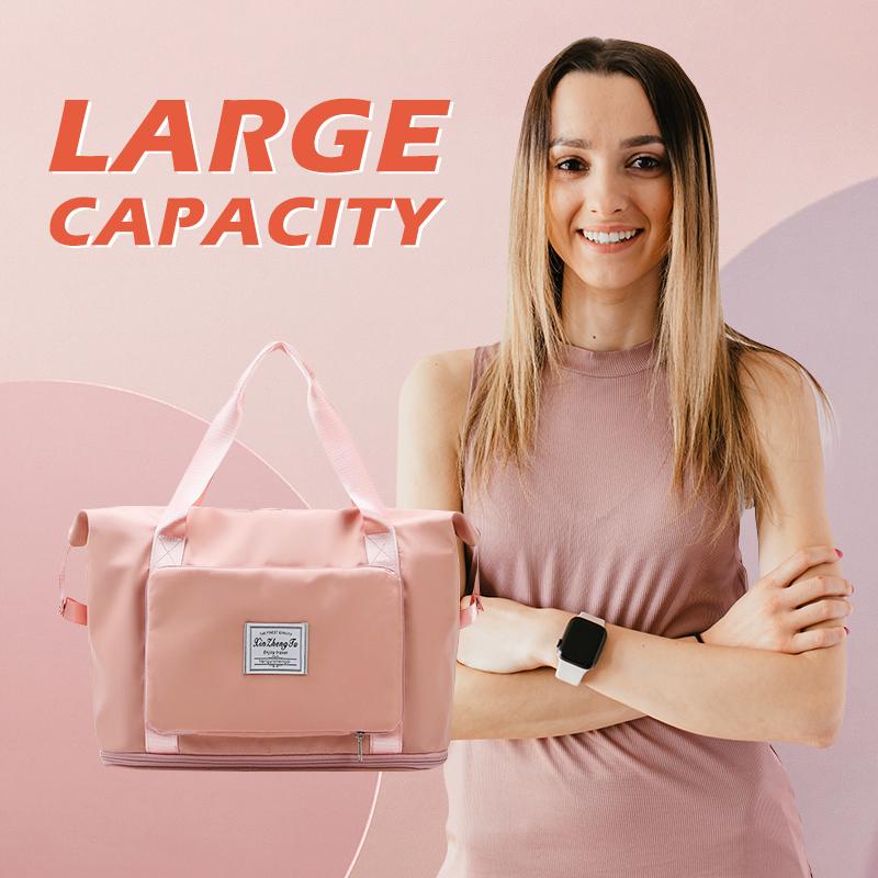 Dung Tích Lớn Có Thể Gấp Gọn Du Lịch Gấp Gọn Du Lịch Siêu Nhẹ Chống Nước Hành Lý Duffel Túi Tote Tập Yoga Thể Thao Đeo Chéo Nữ