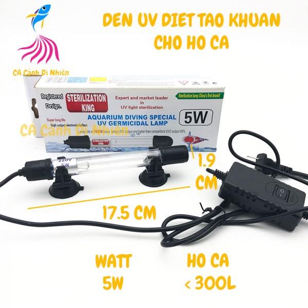 Đèn UV diệt khuẩn cho hồ cá loại 5w,7w,9w