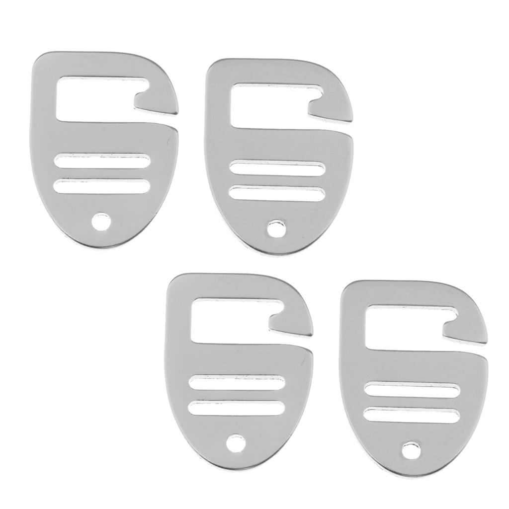 4 1 Inch G Móc Webbing Khóa Dây Đeo Ba Lô Webbing Kèm Dụng Cụ Leo Núi, Cắm Trại, Phần Cứng Bộ