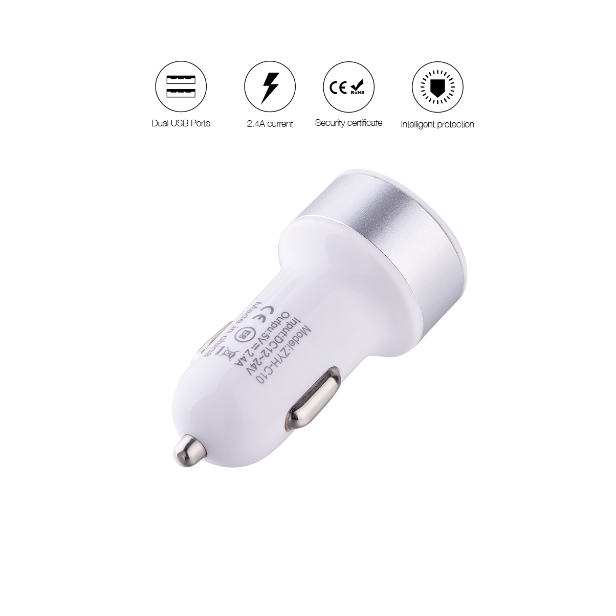 Củ sạc Oto Devia Smart dual USB mini 3,4A