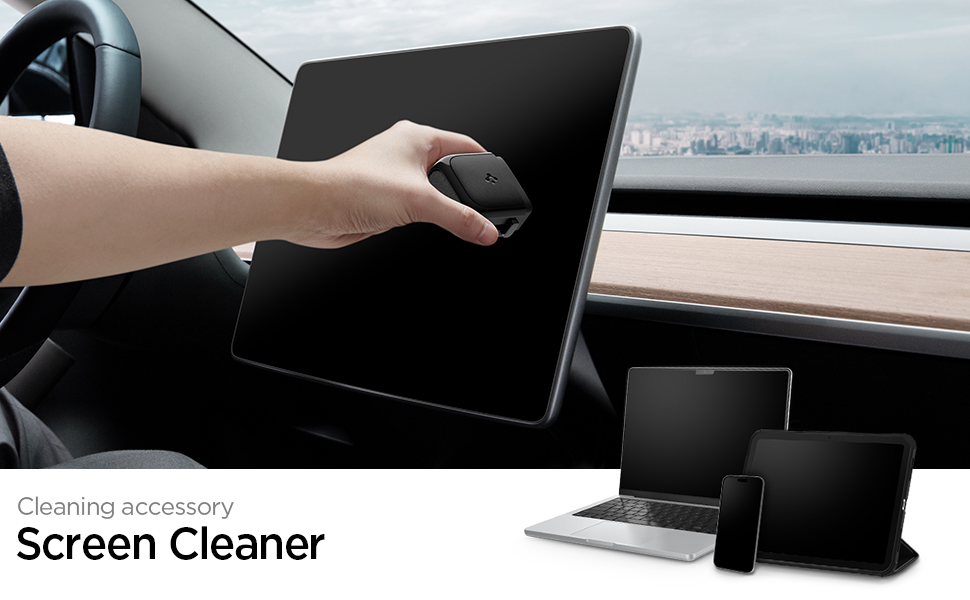 PHỤ KIỆN LÀM SẠCH XE HƠI SPIGEN CAR SCREEN CLEANER CC90 - Hàng Chính Hãng