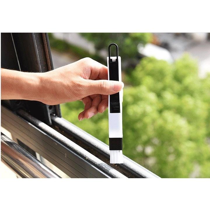 Dụng Cụ Mini Vệ Sinh Cửa Sổ,Khe Nhỏ 2 Trong 1