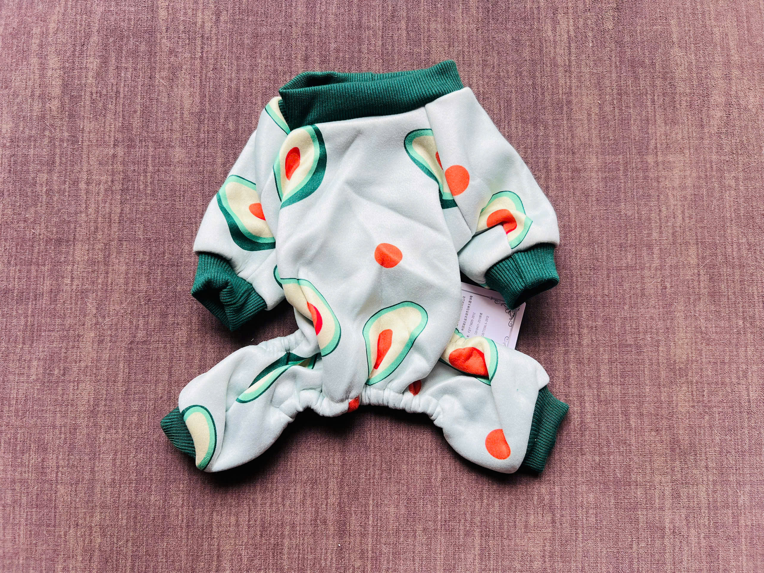 ÁO THUN NỈ HOẠ TIẾT QUẢ BƠ TỪ 1-4.5KG DÀNH CHO THÚ CƯNG CHÓ MÈO