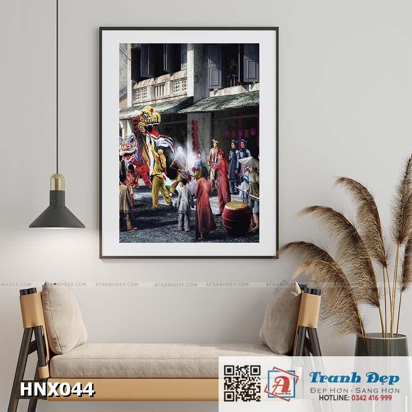 Tranh phong cảnh Hà Nội xưa - HNX044
