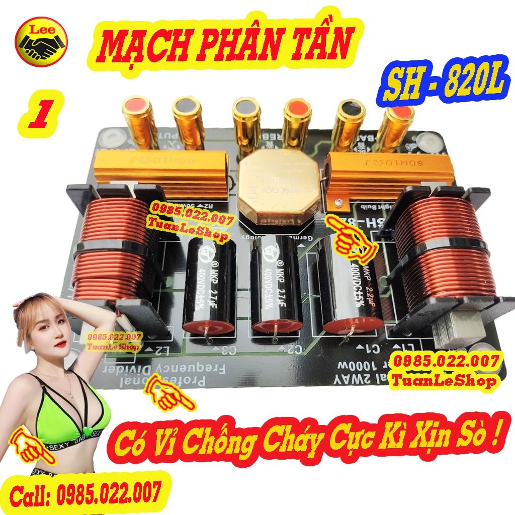 MẠCH PHÂN TẦN CHỐNG CHÁY TREBLE 750 - 1 BASS + 1 TREP  SH-820L GIÁ 02 MẠCH - PHÂN TẦN CÓ BẢO VỆ TREBLE