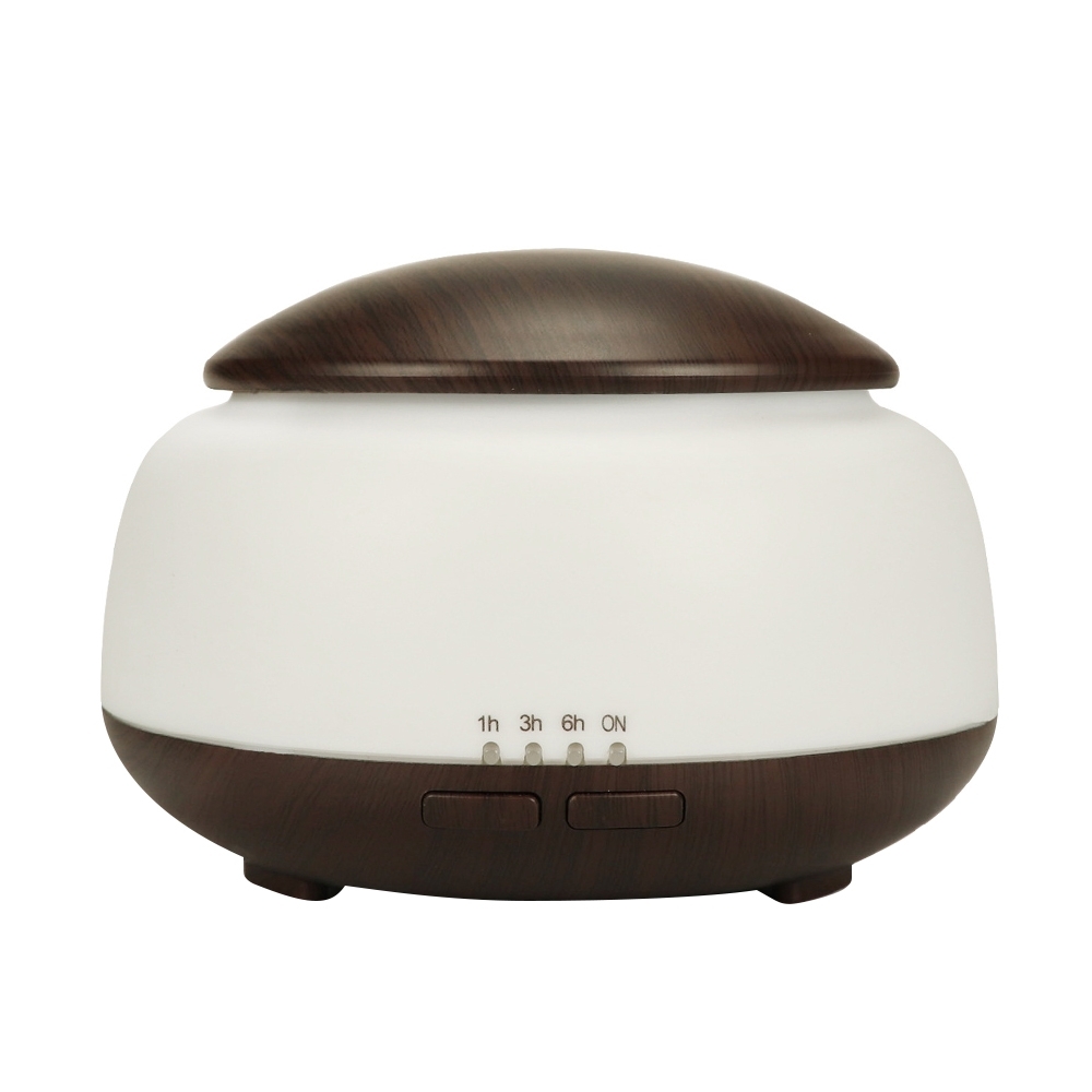 Máy Phun Sương Tạo Độ Ẩm Vân Gỗ Aroma Diffuser Có Led Cực Đep