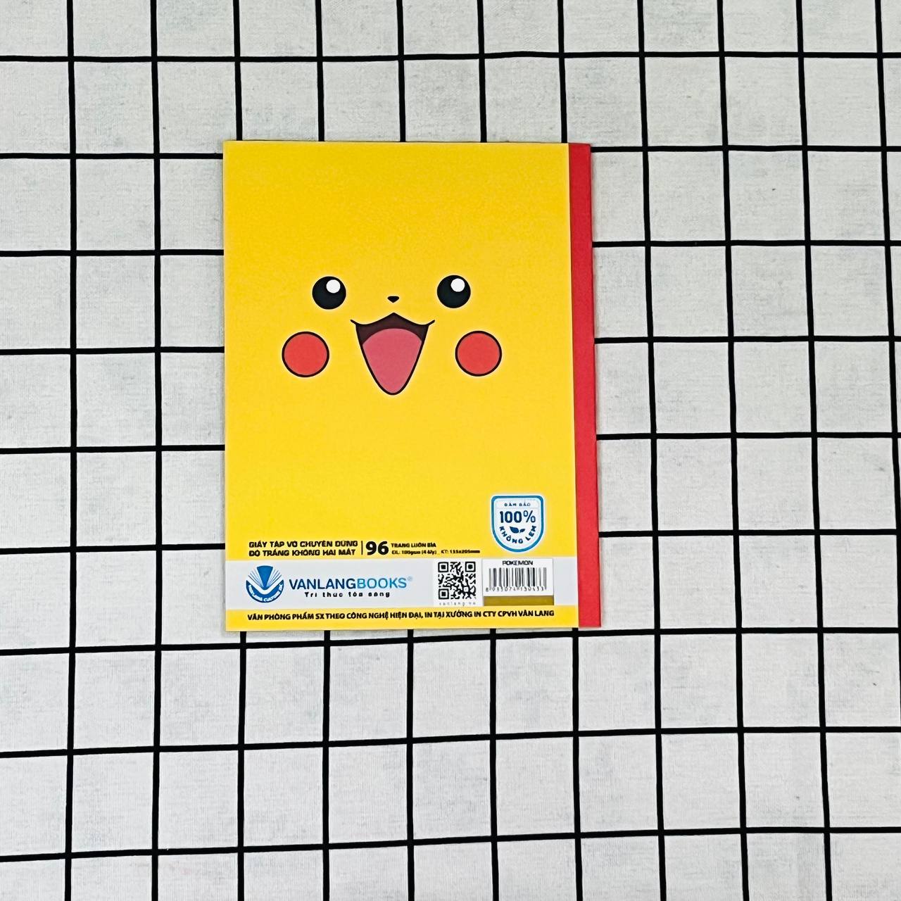 Tập Học Sinh  Vanlangbooks 96 Trang Định Lượng 100 (4 Ôly) - Pokemon - Vanlangbooks