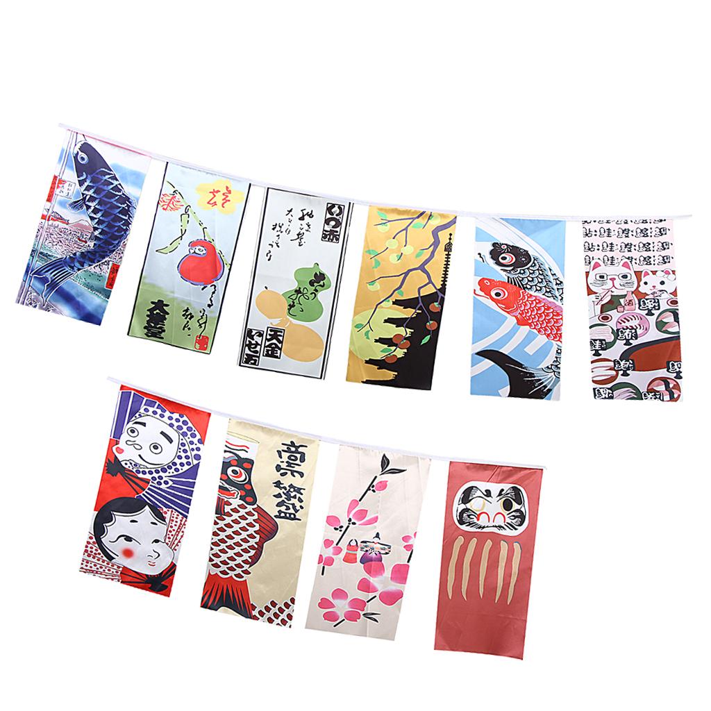 1 Set Japanese Style Bunting Flags