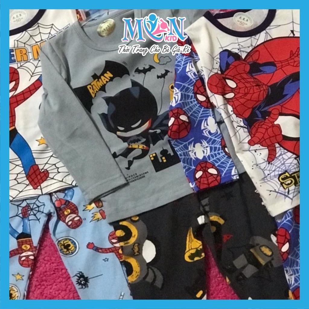 Bộ dài tay cotton co dãn 4 chiều cho bé trai bé gái hàng quảng châu cao cấp Monmonkid