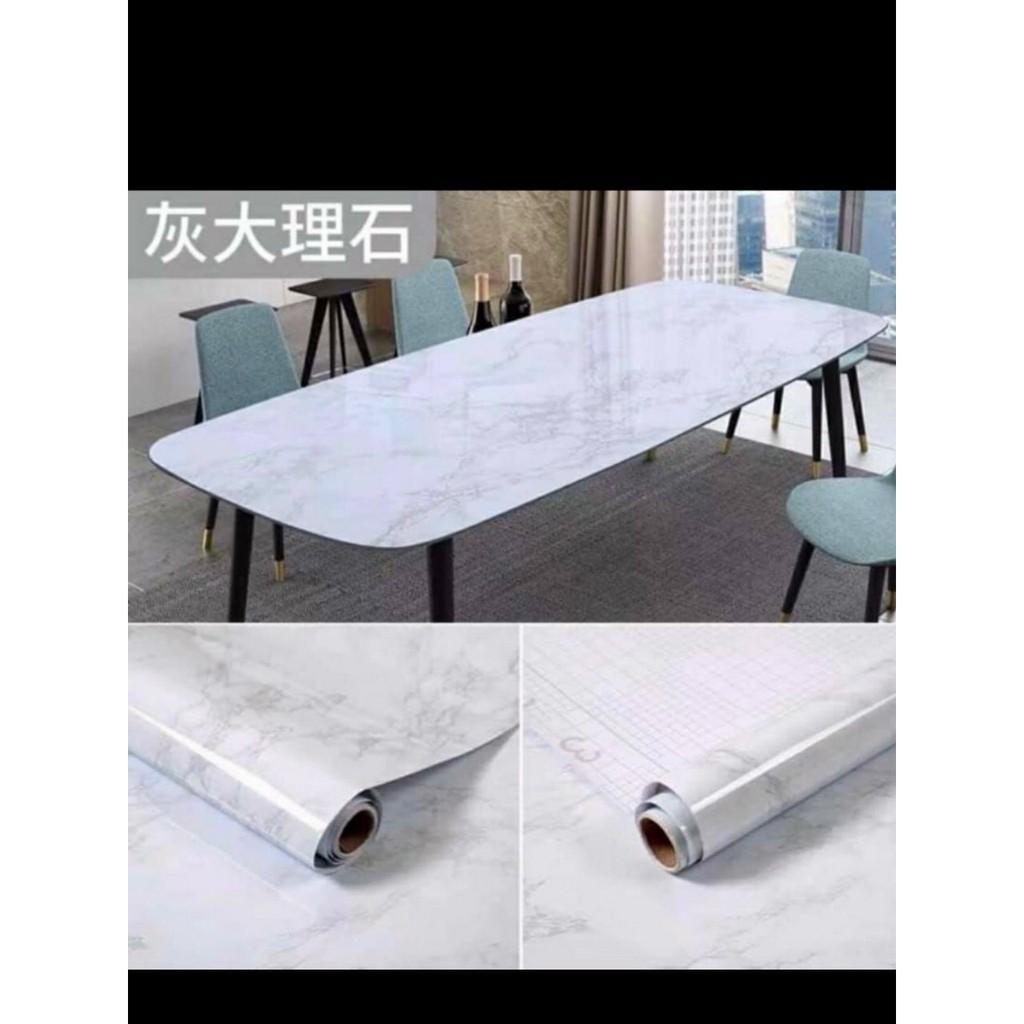 Giấy dán bếp giả đá, Decal bếp TRÁNG NHÔM chống nước, chịu nhiệt sẵn keo 3m