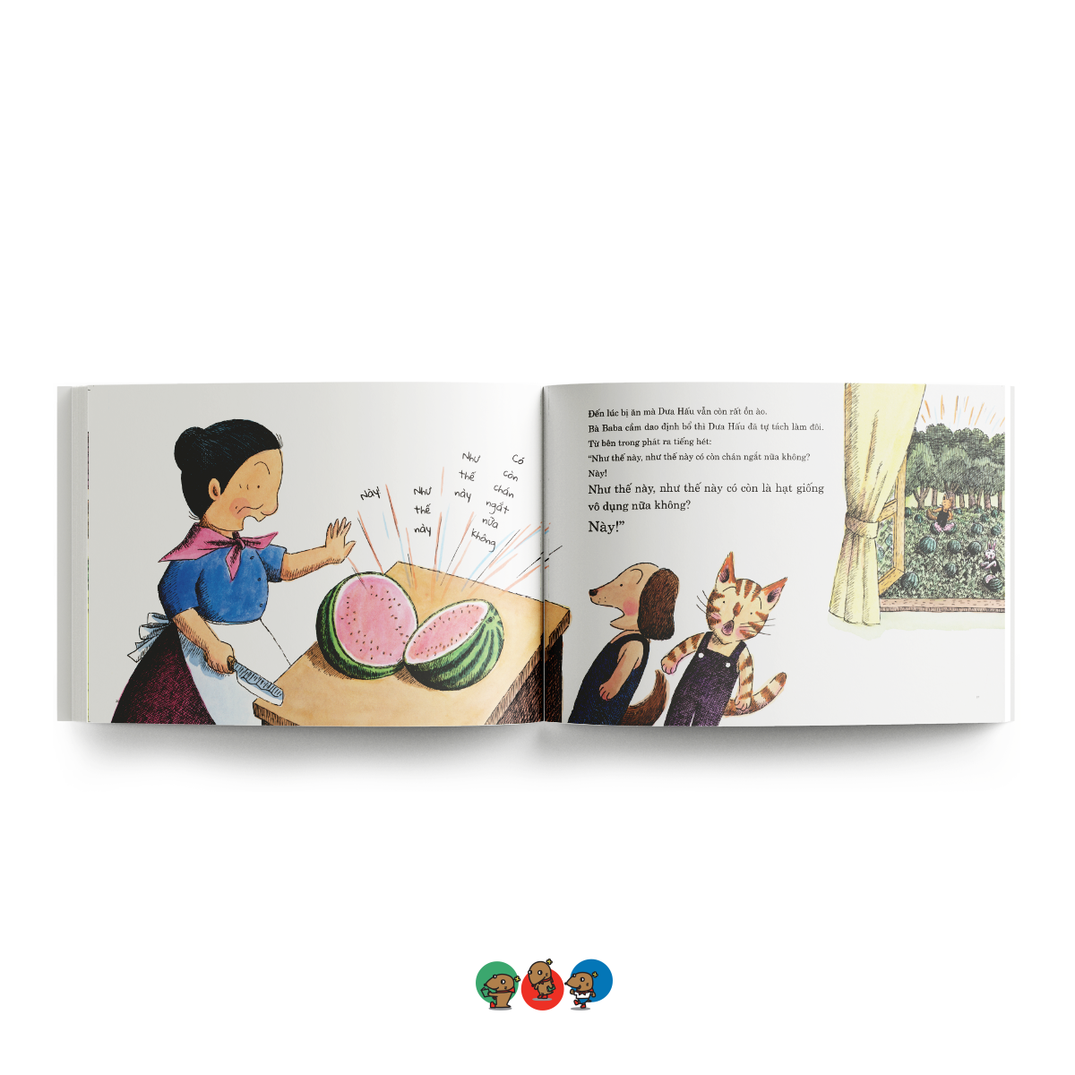 Ehon - Phát triển tư duy - Hạt Dưa Hấu - cho bé 3-6 tuổi