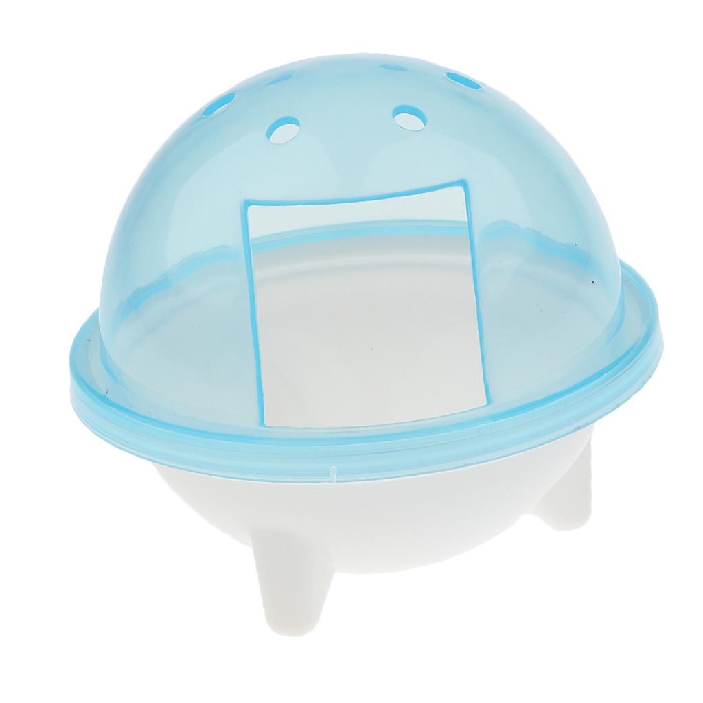 2Pcs Pet Hamster Exercise Ball Running Ball with Iron Stand & Pet Bathroom