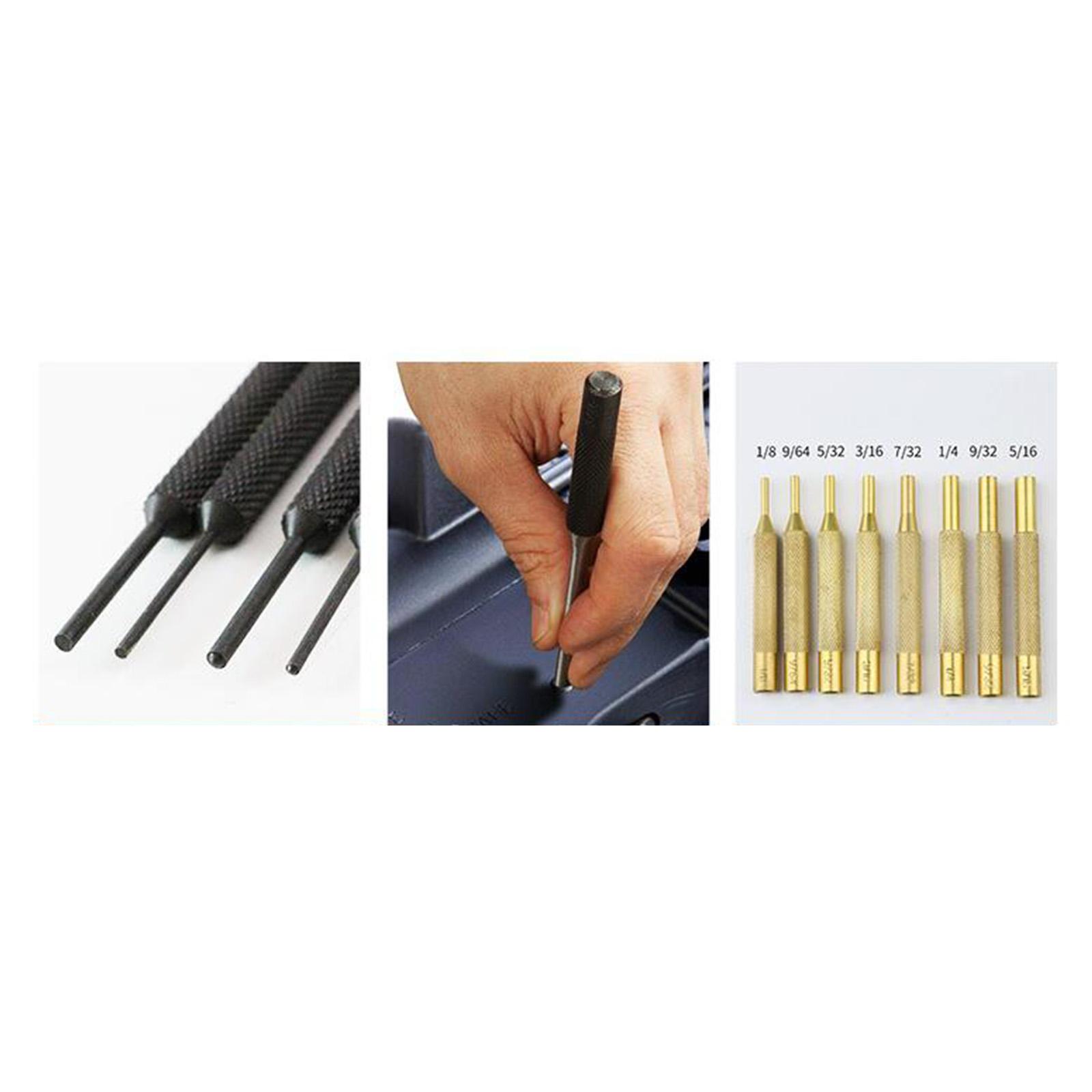 19Pieces Pin Punch Set Durable Easy and Safe to Use for Gunsmith/Repairs