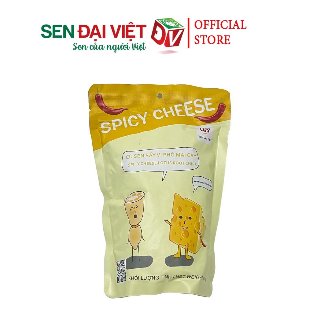 Quà Tặng Dinh Dưỡng Từ Sen- Sen Sấy Vị Wasabi- Vị Cay Bùng Nổ, Kích Thích Vị Giác- Sen Đại Việt- Hộp 140g