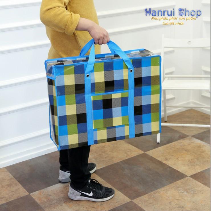Túi vải bố đựng đồ chống nước họa tiết mẫu ngẫu nhiên
