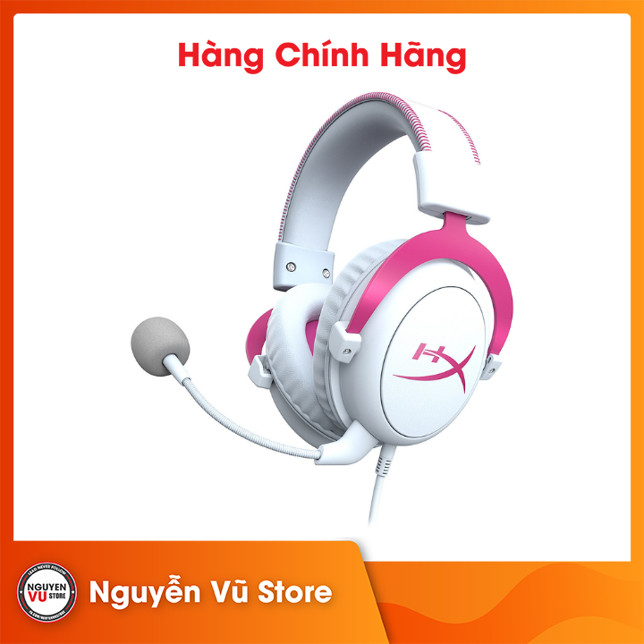 Tai Nghe Gaming HyperX Cloud II Pink - Hàng Chính Hãng