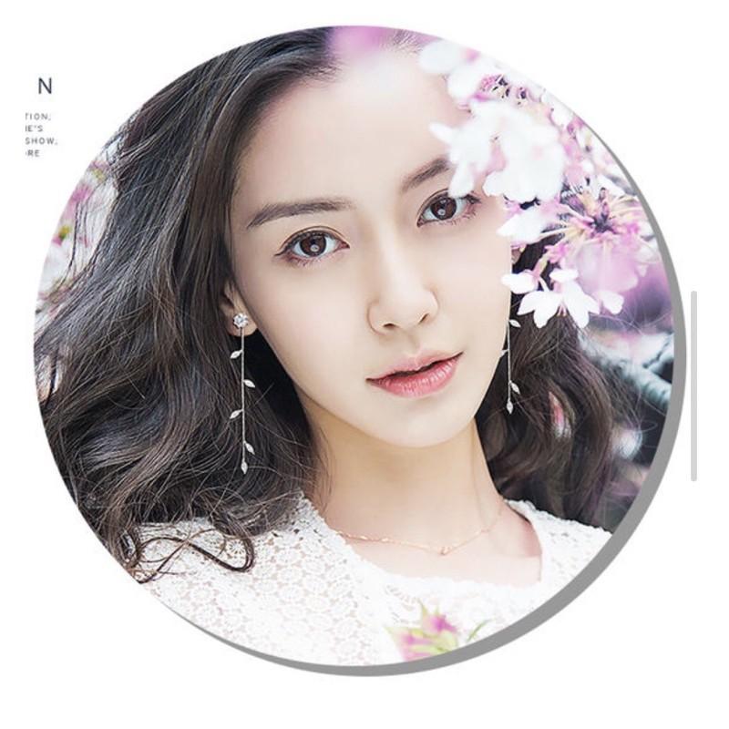 Hoa tai dáng dài phong cách hàn quốc