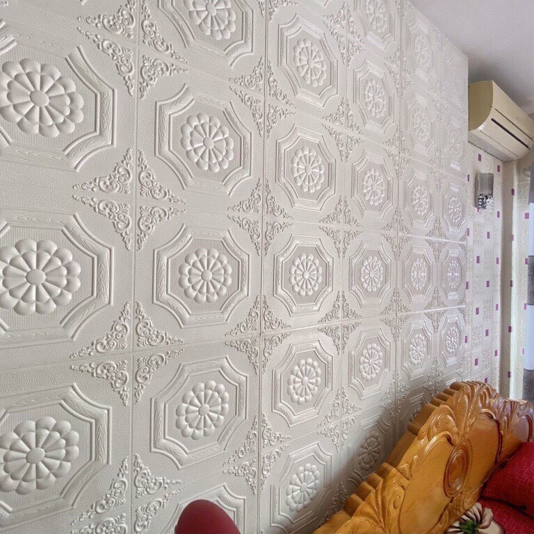 Bộ 20 Tấm Xốp Dán Tường Cổ Điển 1 70x70cm Sang Trọng, Lịch Lãm