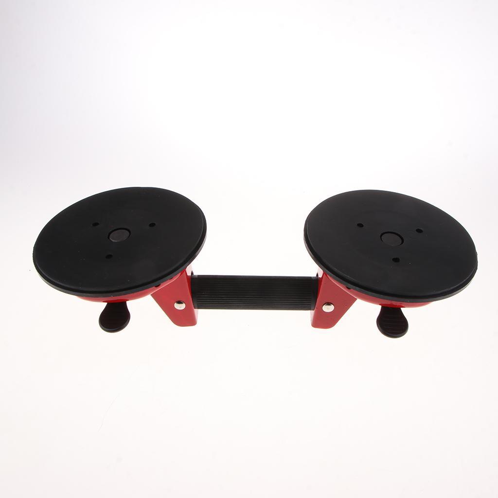 Heavy Duty Double Suction Cup Glass Lifter Metal Window Mirror Puller Glass Lifting Handle Lifter Tool