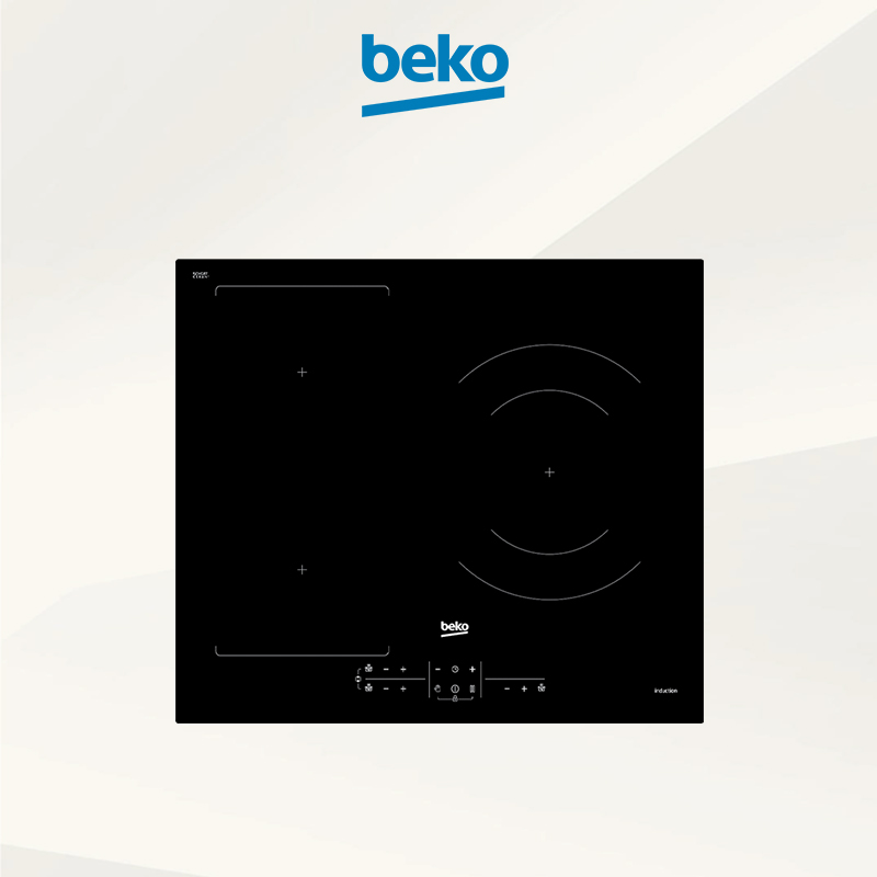 Bếp từ 3 vùng nấu linh hoạt BEKO HII 63200 FHT - Hàng chính hãng