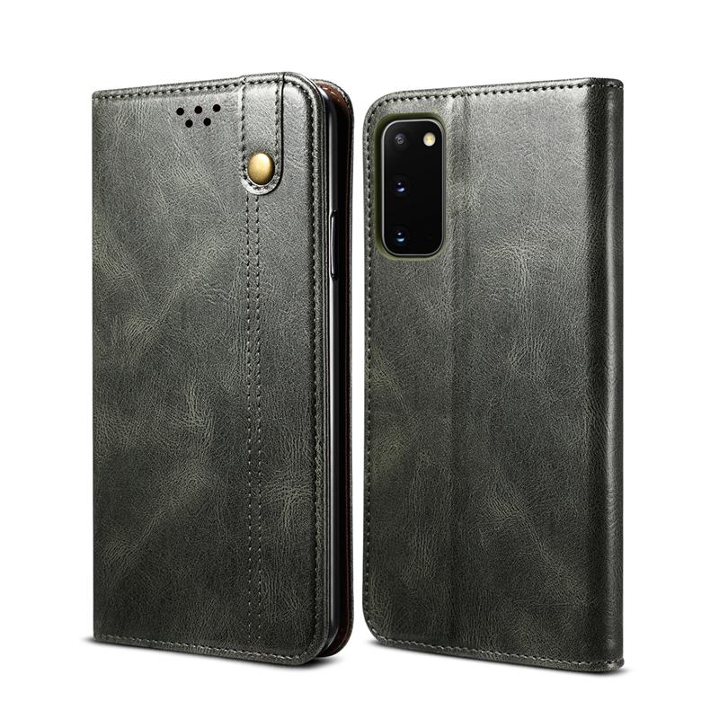 Bao da điện thoại nắp lật từ tính Retro Samsung S20 FE Ultra S20 Plus