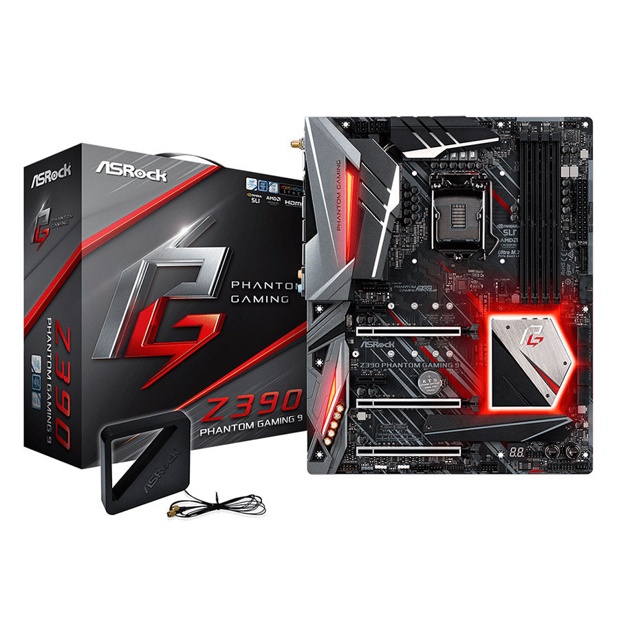 Bo Mạch Chủ Mainboard ASRock Z390 Phantom Gaming 9 Socket 1151 - Hàng Chính Hãng