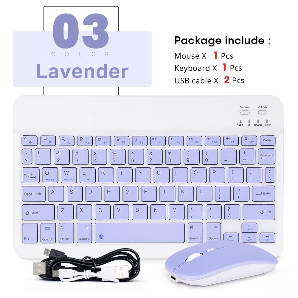Bàn Phím Bluetooth Cho iPad Teclado Không Dây Bàn Phím Và Chuột Cho Xiaomi Samsung Huawei Điện Thoại Máy Tính Bảng Android IOS Windows
