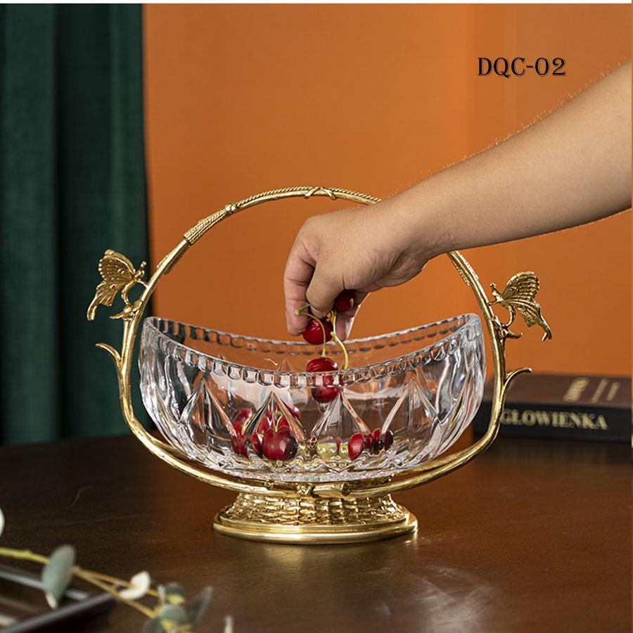 Đĩa Quả Mùa Hạ Pha Lê Tiệp Tân Cổ Điển Đẳng Cấp CB32-DQ2