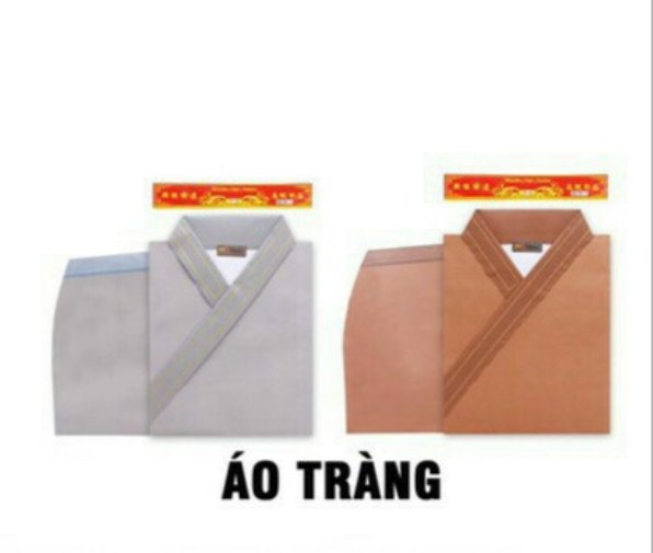 1 bộ áo tràng bằng giấy vàng mã
