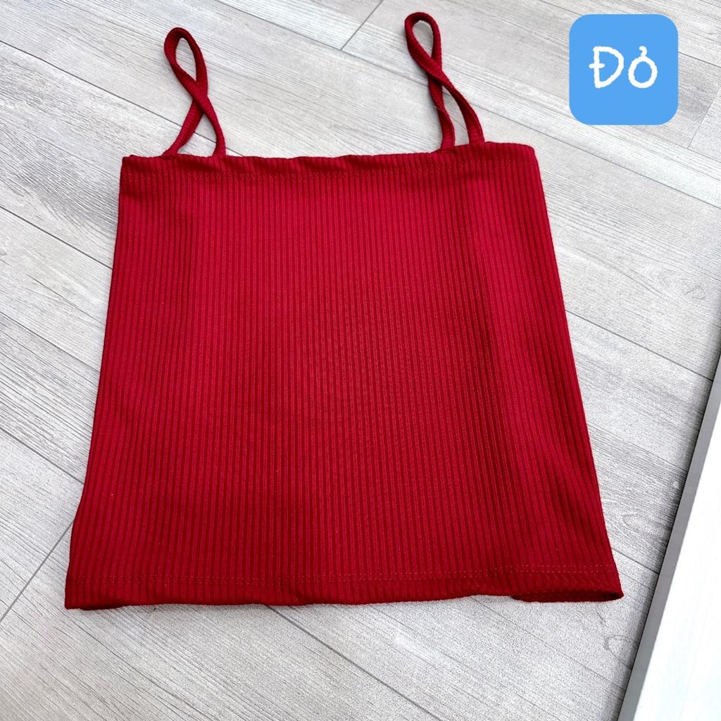 Áo hai dây nữ bản dây to BIGSIZE CÔ NHỎ dáng croptop bigsize, Áo thun hotgirl có size từ 50kg trở lên G118 - Nâu bò