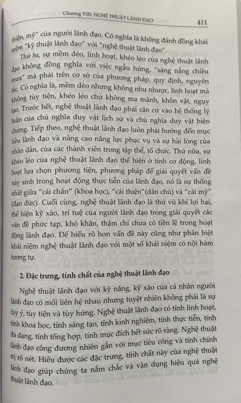  Phát triển kỹ năng và nghệ thuật lãnh đạo