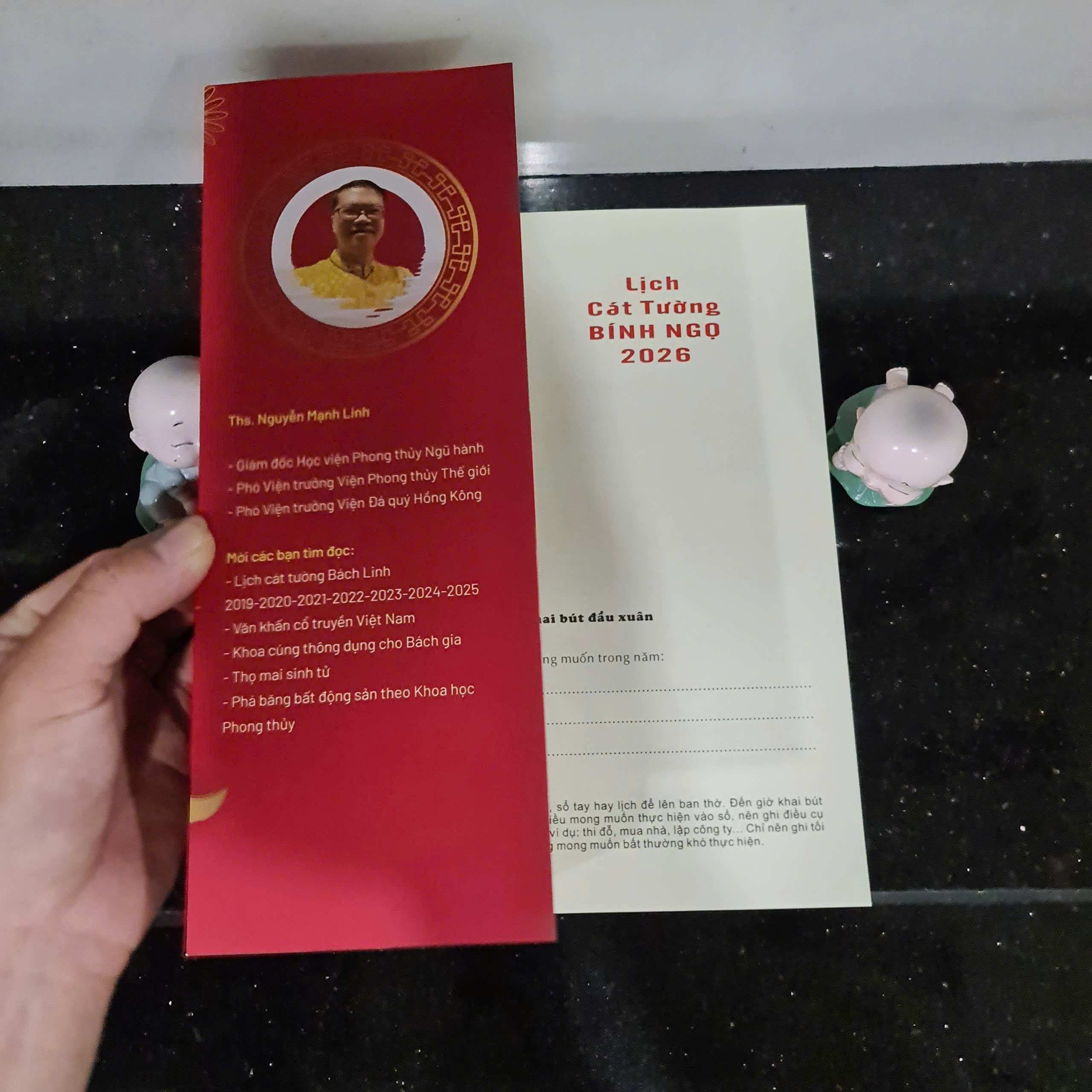 Sách Lịch Cát Tường Bách Linh Bính Ngọ 2026 - Thạc sĩ Nguyễn Mạnh Linh