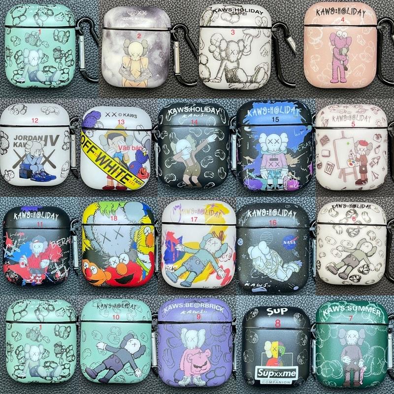 Vỏ Ốp Case Dành Cho Airpods1/2 Ngộ Nghĩnh Chống Trầy Chống Shock Kèm Móc Đeo
