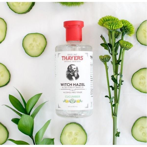 Nước hoa hồng Se Khít Lỗ Chân Lông không cồn Thayers Witch Hazel Cucumber 355ml