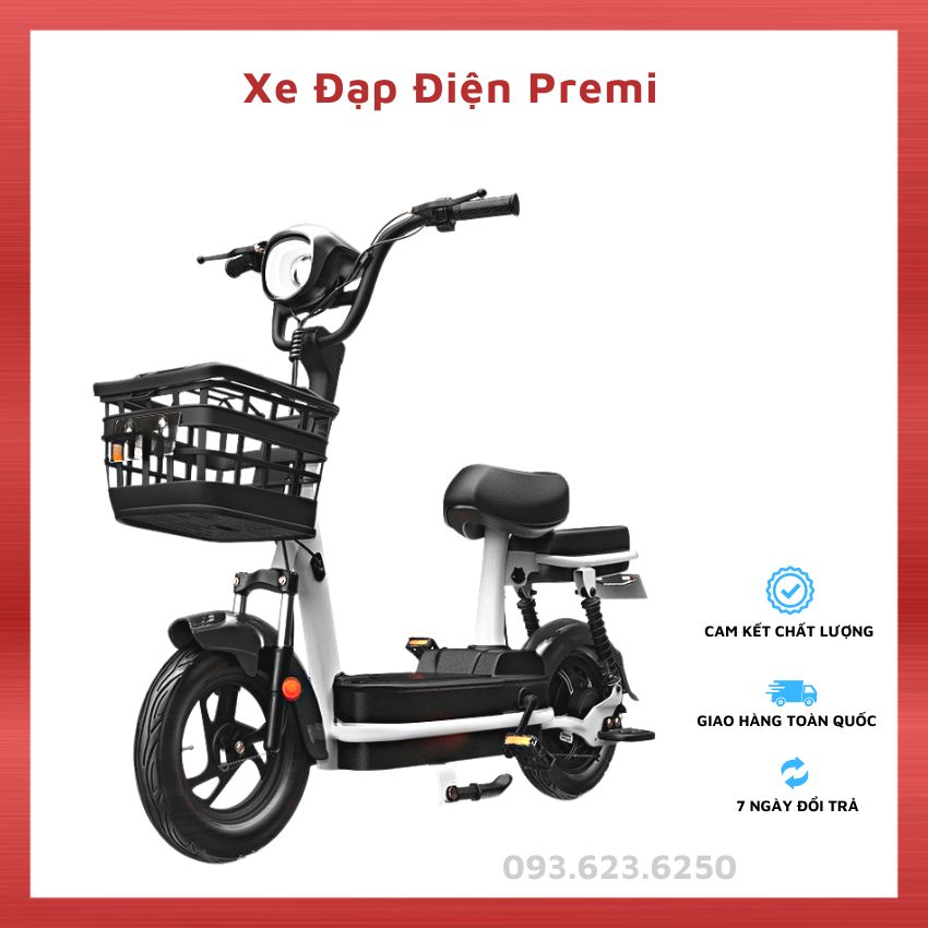 Xe đạp điện 48V pin 12Ah 350w tốc độ 25km/h, xe đạp điện giá rẻ dành cho học sinh sinh viên