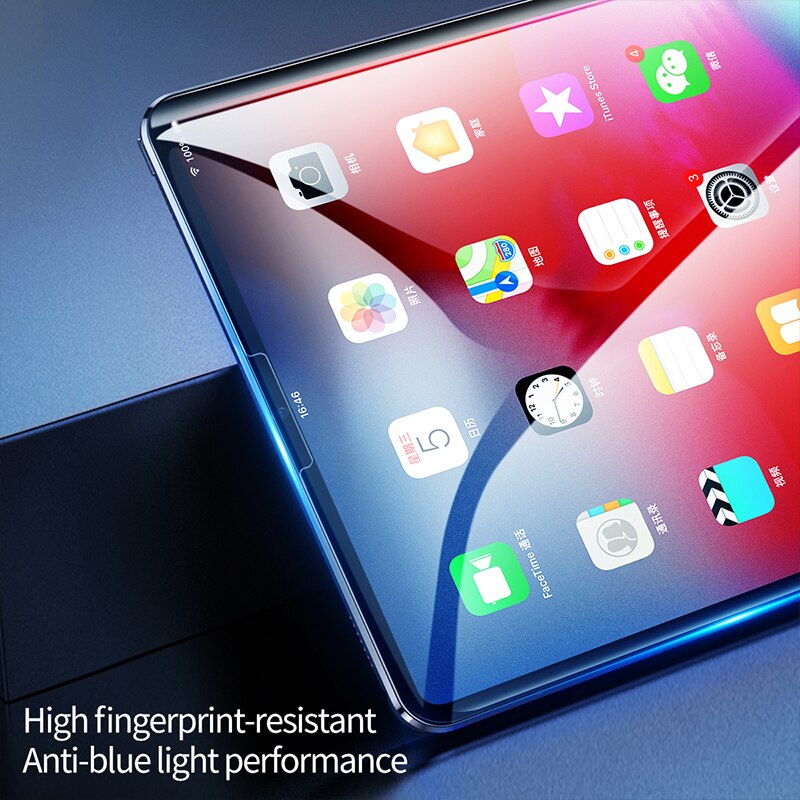 Kính Cường Lực cho Apple iPad 12.9-inch (2018) Baseus 0.3mm Transparent Tempered Glass Film - Hàng Chính Hãng