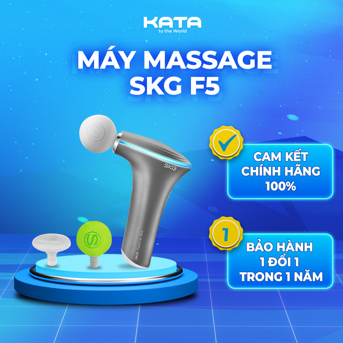Máy massage cầm tay SKG F5 | KATA Technology