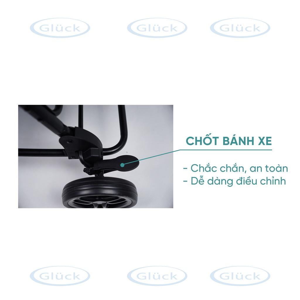 Xe đẩy gấp gọn, xe đẩy 2 chiều 3 tư thế cho bé Gluck Baby C9 cho bé 0 - 36 tháng tuổi