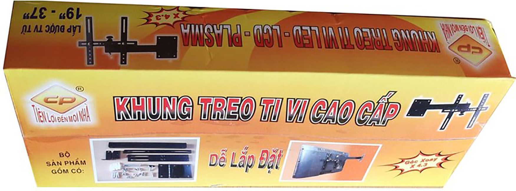 Khung treo tivi xoay 19 - 37 inch X4.3 - Hàng chính hãng