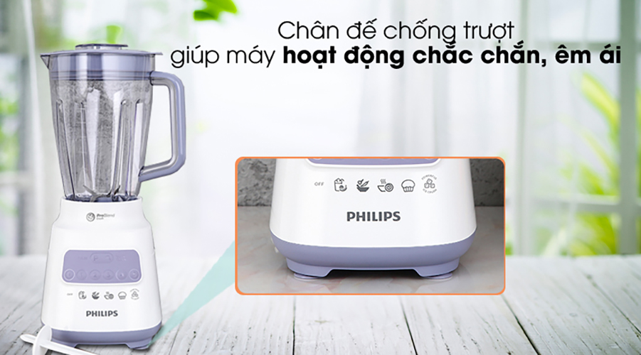 Máy xay sinh tố Philips HR2221/00 (700W) - Hàng Chính Hãng