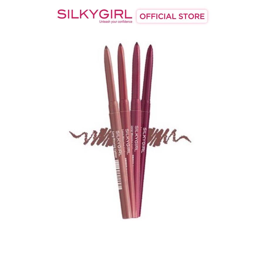 Chì Kẻ Viền Môi Mềm Mượt Silkygirl Long Wearing 0.35g