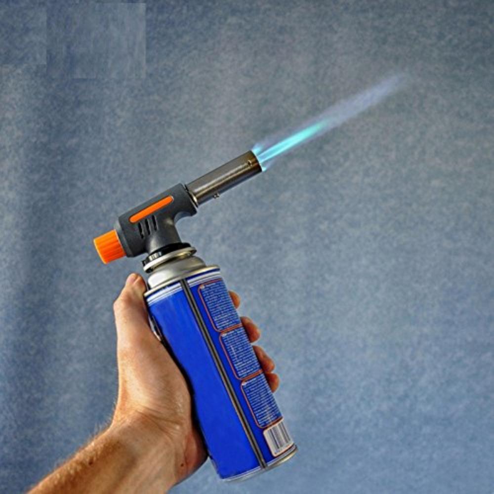 1 cái Nướng Igniter Thép Không Gỉ + Nhựa Bật Lửa Ngoài Trời BBQ Đảng Cao Nhiệt Độ Flamethrower Nguồn Cung Cấp Nhà Bếp